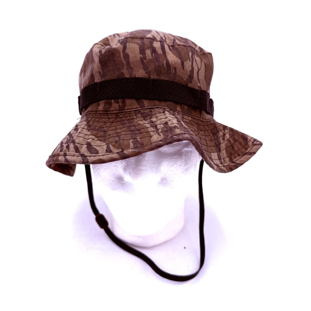 Whitewater Outdoors Vintage Men's Camo Camoflauge Bucket Hat Size 7 1/8